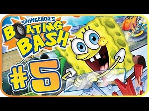 SpongeBob's Boating Bash Walkthrough Part 5 (Wii) E Lesson