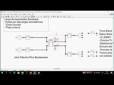 Modelamiento de linas de transmision y transformadores ATP-DRAW DIGSILENT PARTE 1
