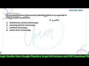 Microscopic PYQs (CSIR DBT GATE) by Dr. Charanjeet Kaur