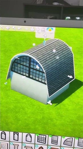 Greenhouse Home Part 1! Exterior! #ts4 #sims4 #fok #sims4build