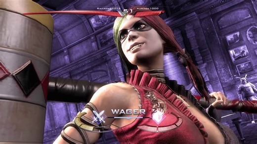 Injustice online matches part 4 - Catwoman vs Harley Quinn [rematch]