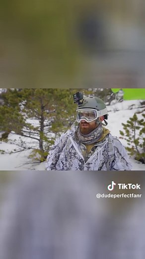 Snow Sniper Airsoft Battle Part 1 - Dude Perfect#challenge#thisorthat#dudeperfect#trickshot