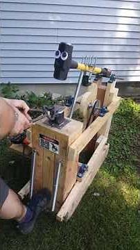Home-Made Power Hammer Quick Demo