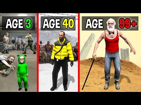 Survive 99 YEARS in A ZOMBIE APOCALYPSE in GTA 5!