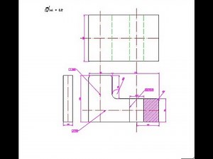 Simbol Tanda Kekasaran Gambar di AutoCAD teknik mesin #Latihan 2