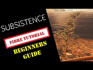 SUBSISTENCE COMPLETE BEGINNERS GUIDE | HOW TO FIND FIBRE | Tutorial / Guide / Tips & Tricks