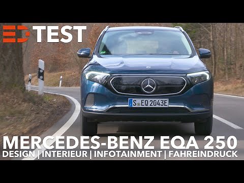 2021 Mercedes-Benz EQA 250 Driving Report Consumption Range Charging Power Review Criticism Test ...