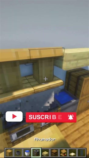 👉 La COCINA más FÁCIL y BONITA para tu casa en Minecraft#minecraft