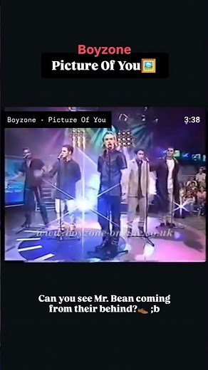 Boyzone Performing "Picture Of You" on Live Stage🖼️❤️ ~ Can you see Mr. Bean?🧸 ;b