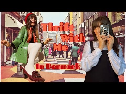 Come Thrifting with Me in Denmark I 60s & 70s style