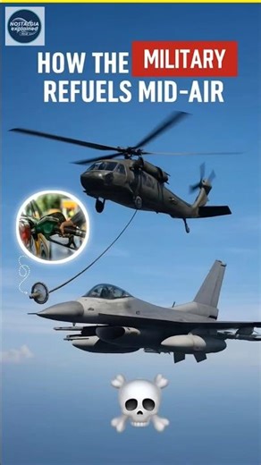 How Do Planes Refuel Mid-Air? 😳✈️ #shorts #facts