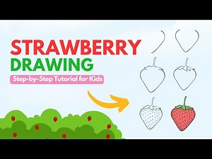 How to Draw A Strawberry – Step-by-Step Guide 🍓