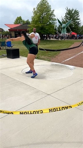Abby Russell from Allen Park won the Discus with a top throw of 156 feet 6 inches at the Division 1 Track and Field Finals. Russell also took the top spot in the discus. Abby is a finalist for the Detroit Athletic Club Female Athlete of the Year Award. | State Champs Michigan