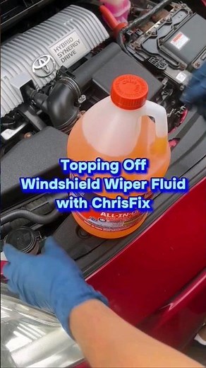 How to Refill Windshield Washer Fluid with ChrisFix | PEAK Auto #Shorts