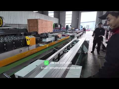 Galvanized Steel Square Tube Roll Forming Machine / How to make the pipe beam