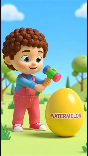 Fruits Song for Kids 🍉 🍎🍌 Learn Fruits Nursery Rhymes & Kids Songs #shorts