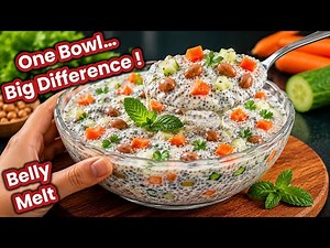The Flat Belly Breakfast Secret! This Probiotic Bowl Will Work/ Healthy Weight Loss Breakfast Recipe