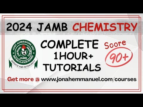 JAMB 2024 Chemistry Complete Past Questions and Answers Revision #excellenceacademy
