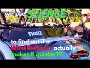 Does a Roof Rack Wind Deflector actually make it Quieter?? Before/After Adding Fairing Measurements