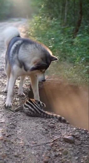 How Did a Simple Walk Turn Into a Near Disaster for This Chipmunk? #LuckyTheRescueDog