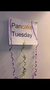 Mardi Gras Celebration with Pancake Tuesday! Mr. Cormier did a teaching on the meaning of: Pancake Tuesday, Shrove Tuesday, Carnivale, Mardi Gras, Ash Wed & Lent. The Jr. High created fun, Mardi Gras floats and enjoyed a Mardi Gras themed lunch, all the children enjoyed pancakes & had fun with a pancake relay race. We ended our celebration with burial of the Alleluia prayer & burial. | Seton Academy