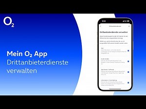 Mein o2 App - Drittanbieterdienste verwalten