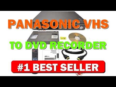 Panasonic VHS to DVD Recorder VCR Combo w/Remote, HDMI - B07WMR2ZBD