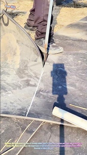 Cutting Rubber Mats: Precision Work for Perfect Fit ✂️🔧