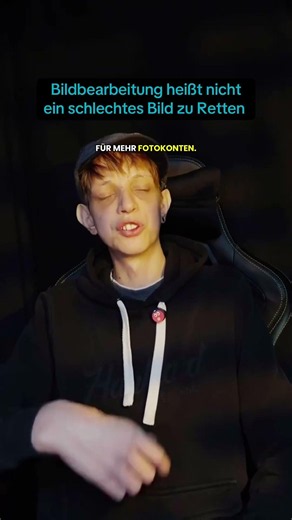 Bildbearbeitung ist der letzte Schritt deiner Bildidee.