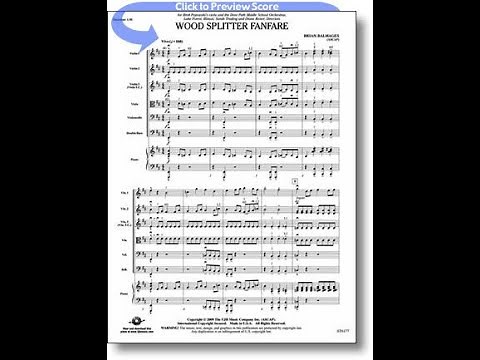 Wood Splitter Fanfare Orchestra (Score & Sound)