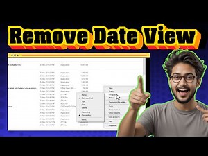 How To Remove Date View In Downloads Folder | Clean Layout Tutorial (2025)