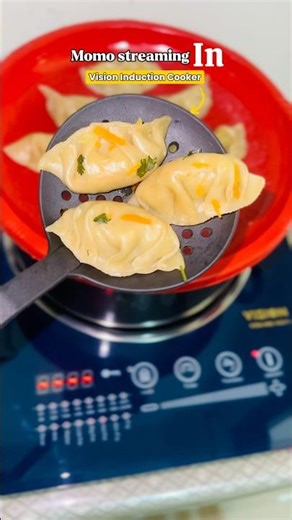 Momo Steaming In Induction Cooker / How To Use Vision Induction Cooker