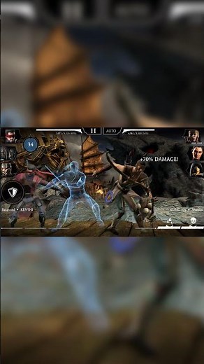 Kenshi ka Ghost Attack aur +70% Massive DAMAGE! 😱 #mkmobile #shorts