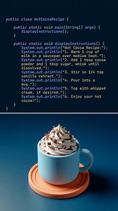Now serving: your daily dose of hot cocoa and Java. ☕ What's your favorite winter treat? Let us know in the comments! | Microsoft Developer | Facebook
