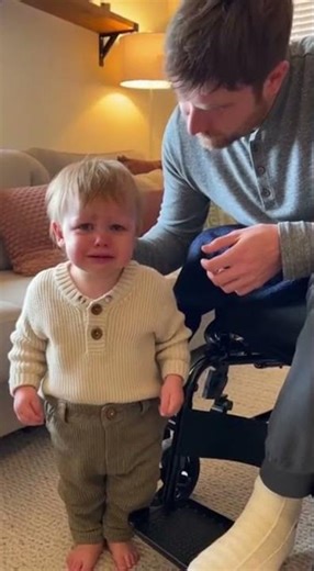 😞🏠 A disabled father left behind #shortviral #funny #baby