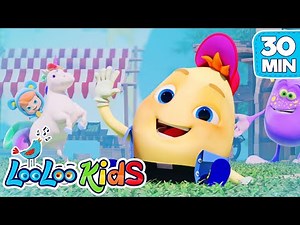 Humpty Dumpty – 10-Minute Loop | LooLoo Kids Nursery Rhymes