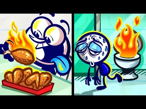 Bathroom For Improvement | Pencilmation Cartoons!