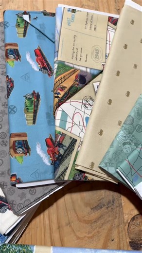 Thomas is rolling into the station with something special! All-new 1-yard bolts are now available, making it easier than ever to turn your sewing space into your very own mini quilt shop! Perfect cuts, fun prints, and endless inspiration—coming down the track just for you! | Cuttin Up Quilt Studio & More