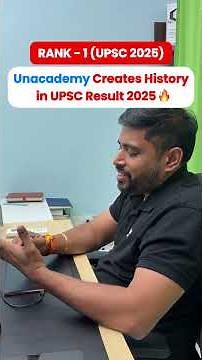Anuj Agnihotri, AIR 1 UPSC 2025 | Unacademy Created History in UPSC Result 2025 | Sudarshan Gurjar