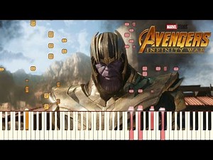 Avengers: Infinity War - Official Trailer #2 Music | Piano Tutorial (Synthesia)