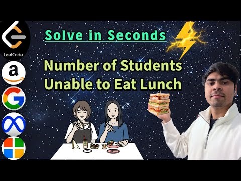 LeetCode 1700 | Number of Students Unable to Eat Lunch | Python Count vs Queue | AlgoYogi
