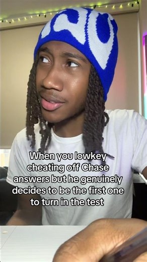 Cheating on a test gone wrong…😨