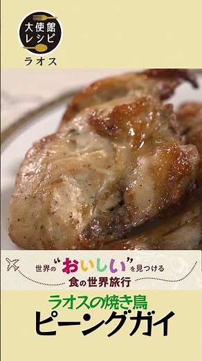 Lao-style Yakitori "Ping Gai" with Fish Sauce: A recipe directly from the Lao Embassy #WorldCuisi...