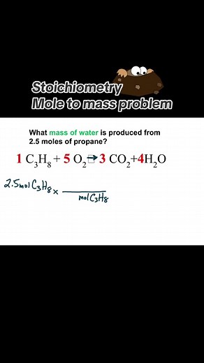 Stoichiometry - moles to grams problem #stoichiometry #apchem #genchem #chemtok #chemistrytutor #collegechem #chemistryhelp #chem