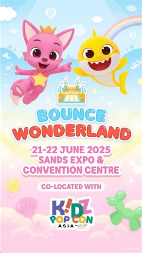 Baby Shark Bounce Wonderland in Singapore 2025 🇸🇬