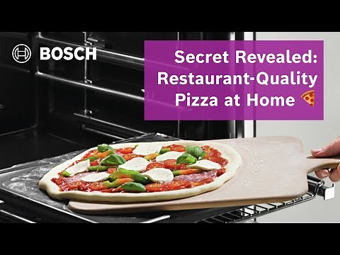 How to Use the Bosch Pizza Stone | Crispy Homemade Pizza in Your Bosch Oven