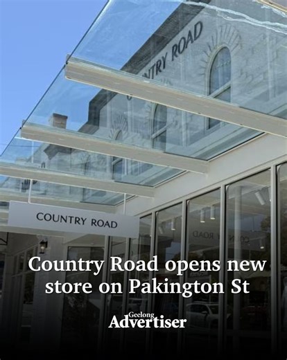 Country Road has opened its second Geelong store on Pakington Street on Thursday morning, transforming the former Village Store site into a premium fashion destination. Read more 👉 https://bit.ly/4pG6nrP | Geelong Advertiser