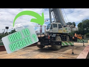 How To Operate a Rough Terrain Crane? | Tadano GR600EX