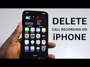 How to Delete Call Recording in iPhone