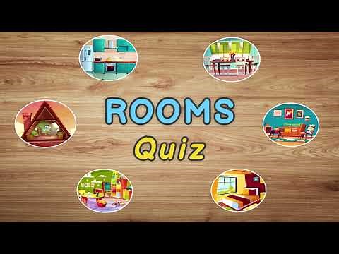 Rooms in the house quiz in English